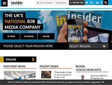 Tablet Screenshot of insidermedia.com