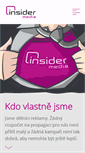 Mobile Screenshot of insidermedia.cz