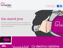 Tablet Screenshot of insidermedia.cz
